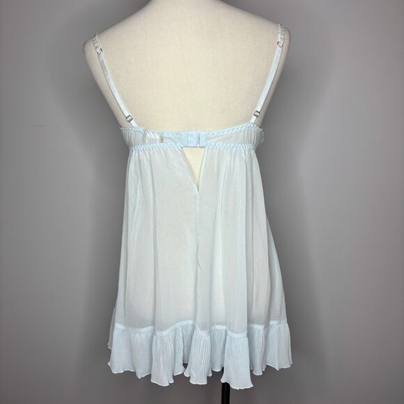 Seductive Wear by Cinema Etoile - Blue Babydoll Lingerie - Picture 4 of 4